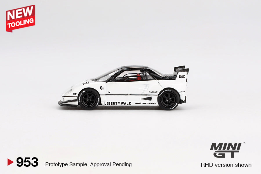 Mini GT - Mazda AZ-1 Liberty Walk LB40 White 2024 Tokyo Auto Salon - Scale 1/64 MGT00953-R