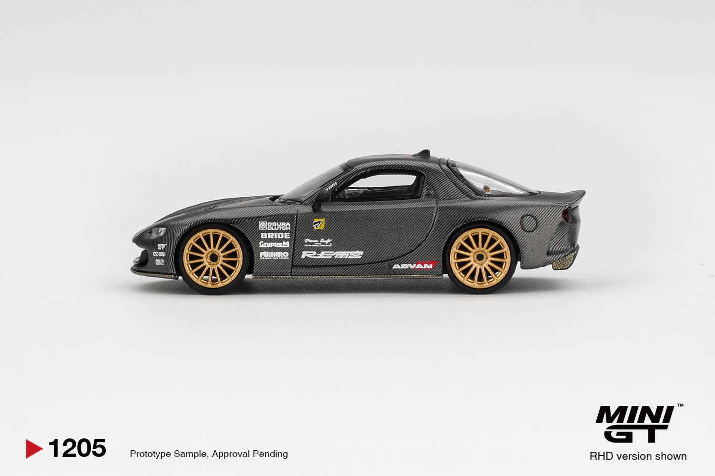 Mini GT - Mazda RX-7 RE- Amemiya Matsukiyo KOKU 3 Rotor NA-7 TAS 2025 Prix de la meilleure voiture réglée - Échelle 1/64 MGT01205-R