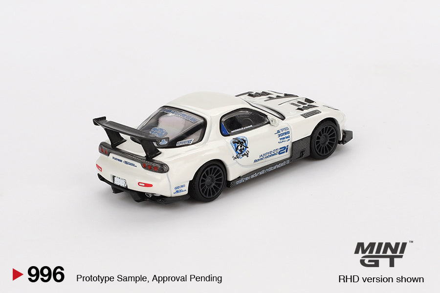 Mini GT - Mazda RX-7 (FD3S) Itosyoukai Rei-gouki with RE Amemiya - Scale 1/64 MGT00996-BL Blister Packaging