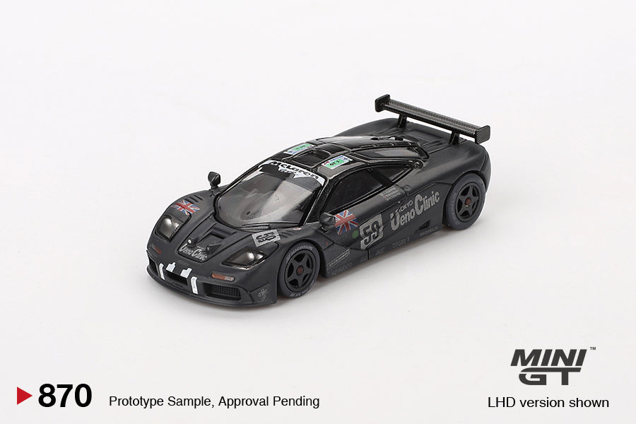 Mini GT - McLaren F1 GTR #59 1995 Le Mans 24Hr Winner Post-Race Weathered - Scale 1/64 MGT00870-L