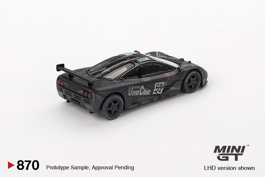 Mini GT - McLaren F1 GTR #59 1995 Le Mans 24Hr Winner Post-Race Weathered - Scale 1/64 MGT00870-L