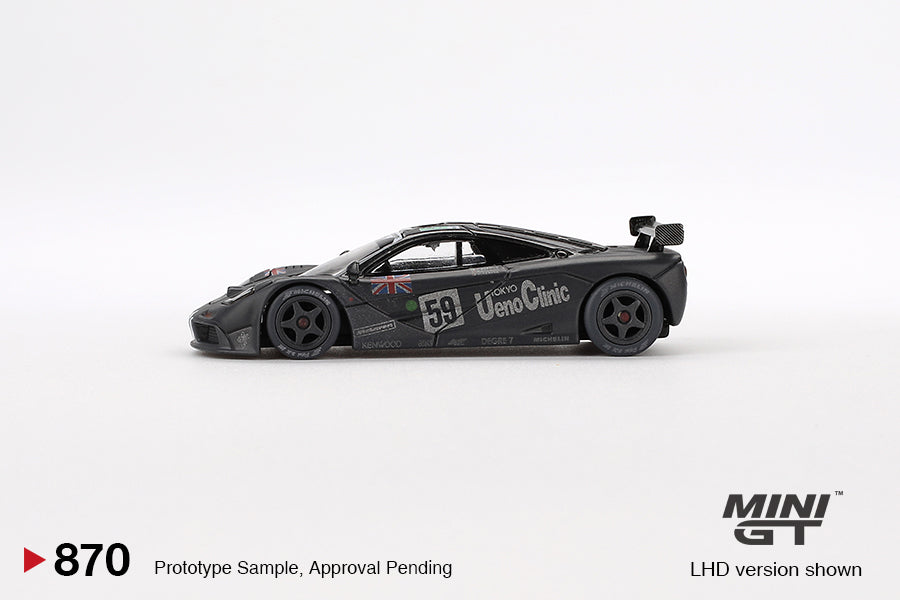 Mini GT - McLaren F1 GTR #59 1995 Le Mans 24Hr Winner Post-Race Weathered - Scale 1/64 MGT00870-L