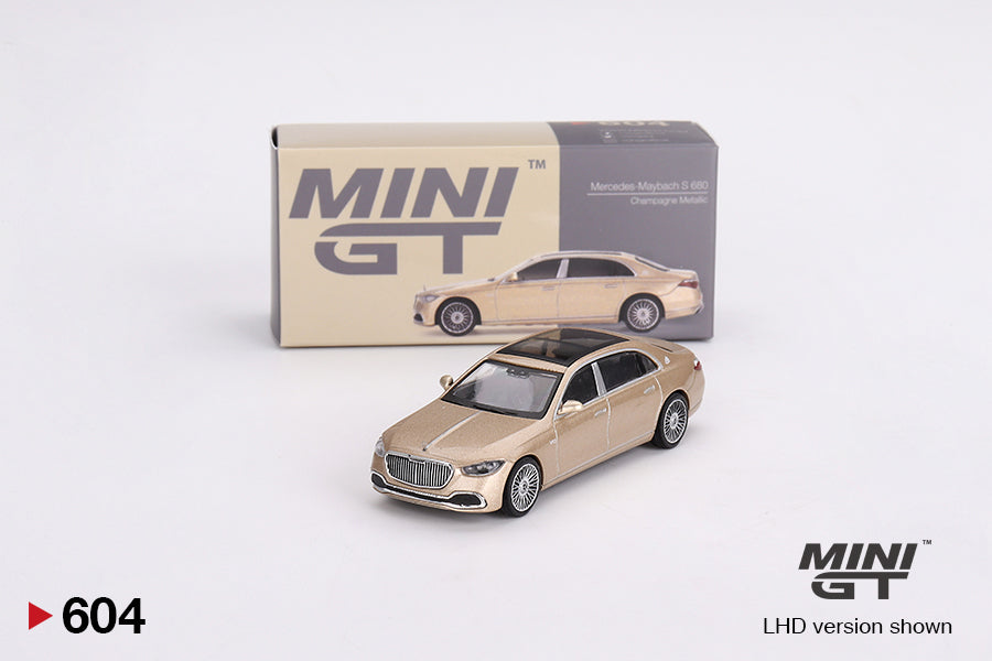 Mercedes-Maybach S680 Champagne Métallisé - Mini GT - Échelle 1/64 MGT00604-L
