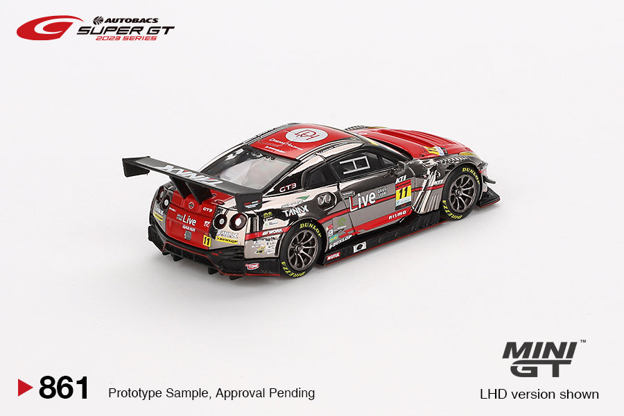 Mini GT - Nissan GT-R NISMO GT3 #11 "GAINER TANAX GT-R" - Scale 1/64 MGT00861-BL Blister Packaging