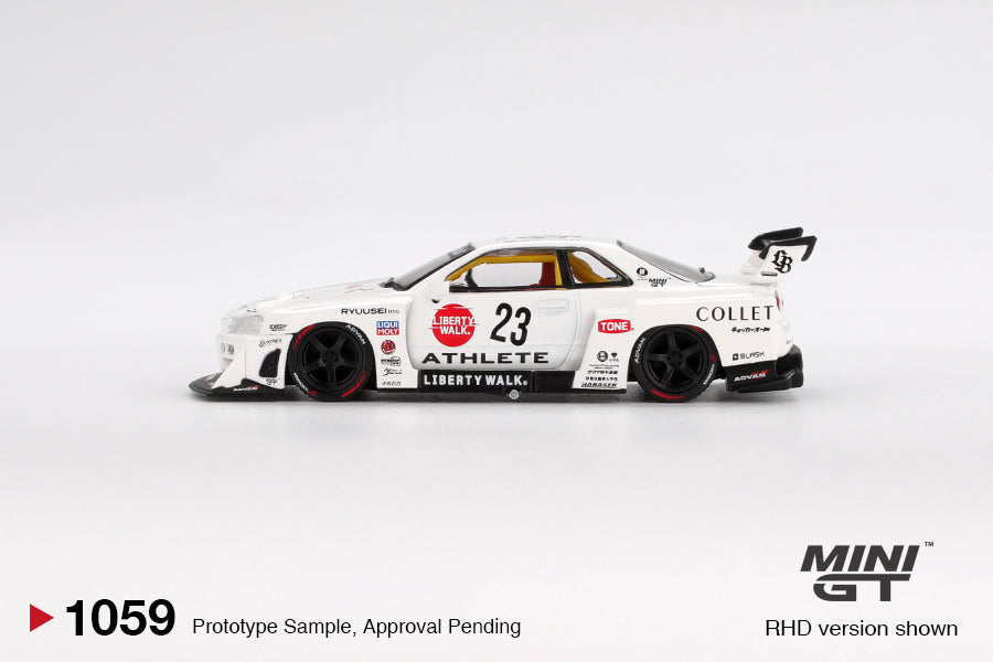 Mini Gt - Nissan LB-ER34 Super Silhouette ATHLETE-COLLET 2024 - Scala 1/64 MGT01059-R