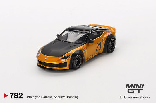 Mini GT - Nissan Z LB★NATION WORKS LB Gold RDH - Échelle 1/64 MGT00782-R
