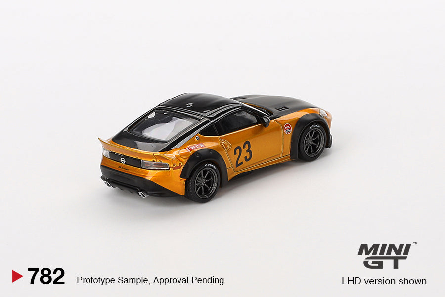 Mini GT - Nissan Z LB★NATION WORKS LB Gold RDH - Scale 1/64 MGT00782-R