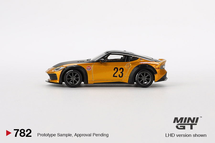 Mini GT - Nissan Z LB★NATION WORKS LB Gold RDH - Scale 1/64 MGT00782-R