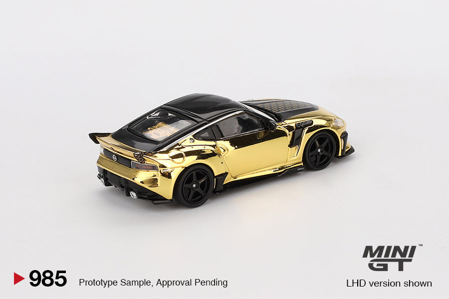Mini GT - Nissan Z VeilSide FFZ400 Gold Chrome - Scala 1/64 MGT00985-L