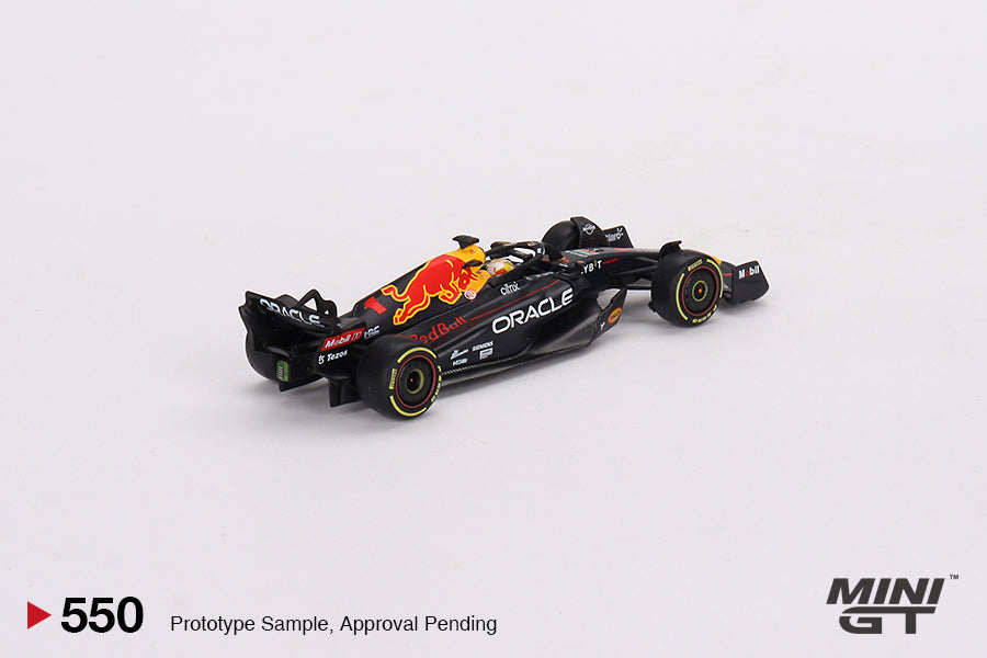 Mini GT - Oracle Red Bull Racing RB18 #1 Max Verstappen 3e place Grand Prix de Monaco 2022 - Échelle 1/64 MGT00550