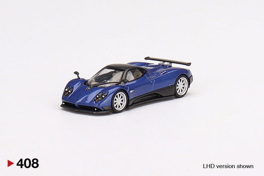Mini GT - Pagani Zonda F Bleu Argentine - Échelle 1/64 MGT00408-R RHD