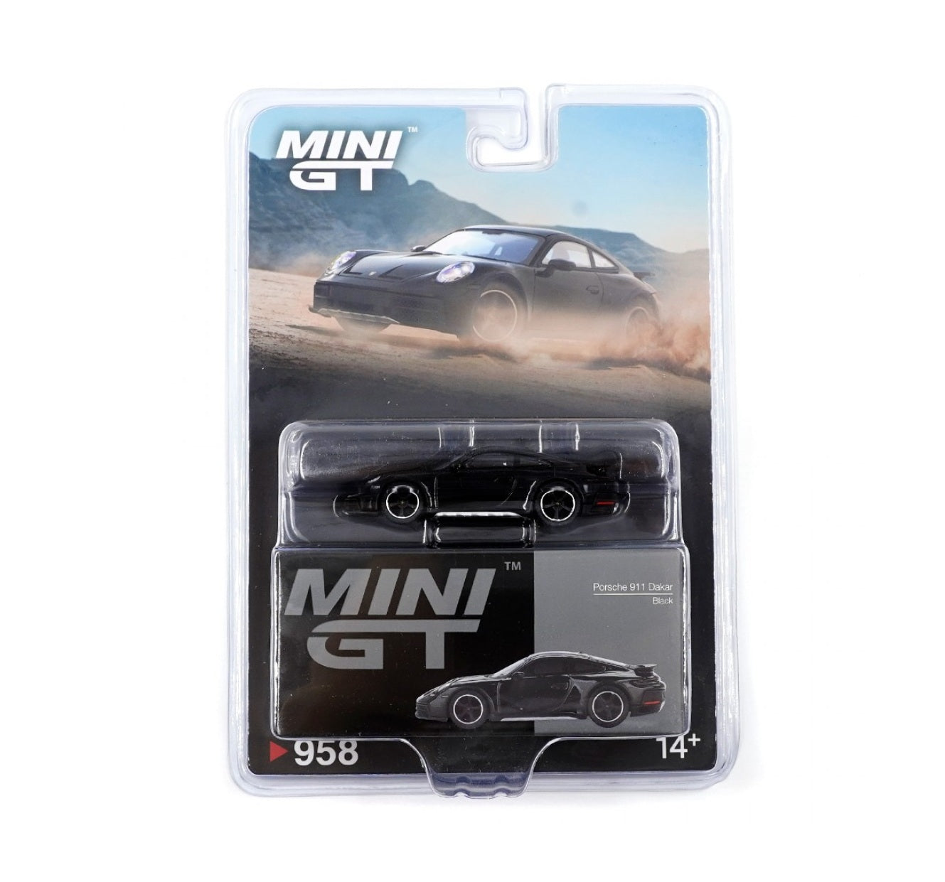 Mini GT - Porsche 911 Dakar Black - Scale 1-64 MGT00958-BL Blister