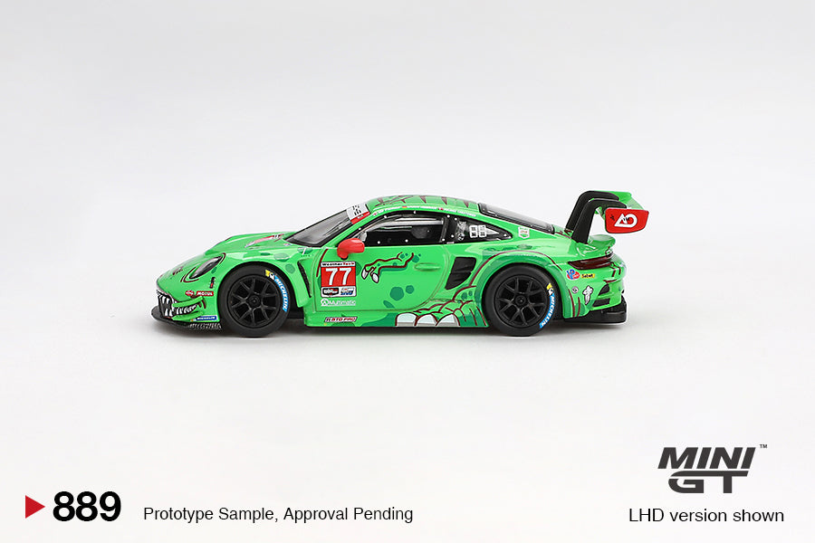 Mini GT - Porsche 911 GT3 R #77 AO Racing 2024 IMSA Daytona 24 Hrs - Scala 1-64 MGT00889-L