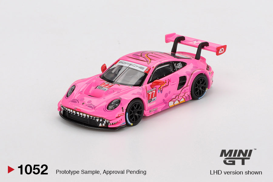 Mini GT - Porsche 911 GT3 R #77 AO Racing 2024 IMSA ROAD AMERICA