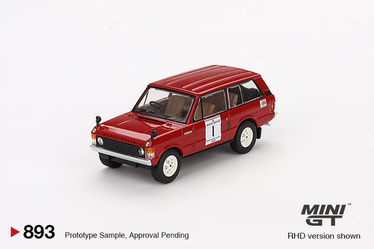 Mini GT - Range Rover 1971, vainqueur du rallye international de côtes - Échelle 1/64 MGT00893-R