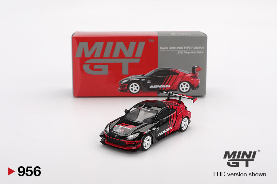 Mini GT - Toyota GR86 HKS TYPE R ADVAN 2022 Tokyo Auto Salon - Scala 1/64 MGT00956-R