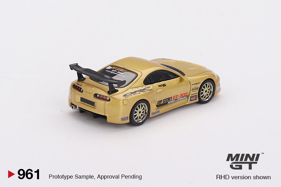 Mini GT - Toyota Supra (A80) Top Secret GT-300 Top Secret Gold - Scala 1/64 MGT00961-R