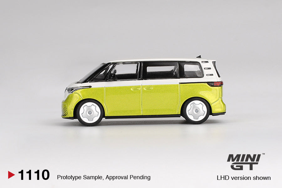Mini Gt - Volkswagen ID.Buzz Candy White / Pomelo Yellow - Scala 1/64 MGT01110-L