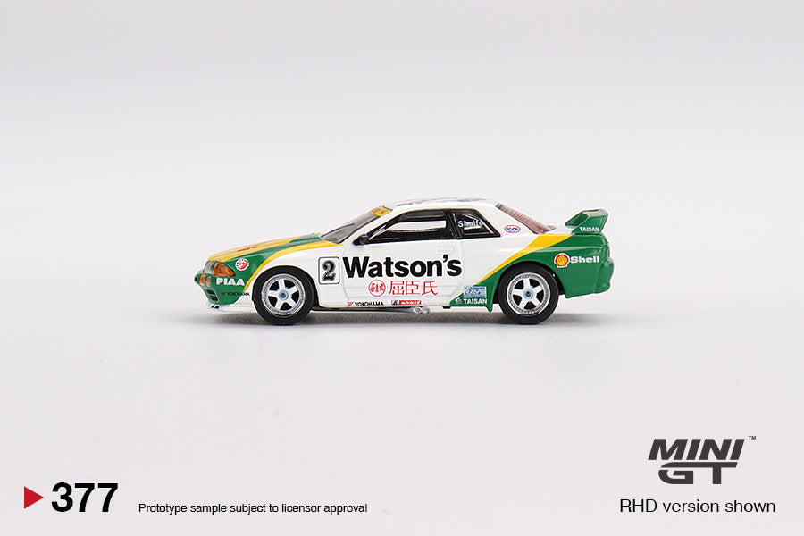 Mini GT - Nissan Skyline GT-R (R32) Gr. A n° 2 GP de Macao 1991 - Échelle 1/64 MGT00377-R
