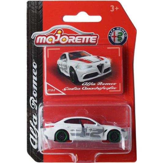 Majorette - Alfa Romeo Giulia Quadrifoglio Blanc - Échelle 1/64