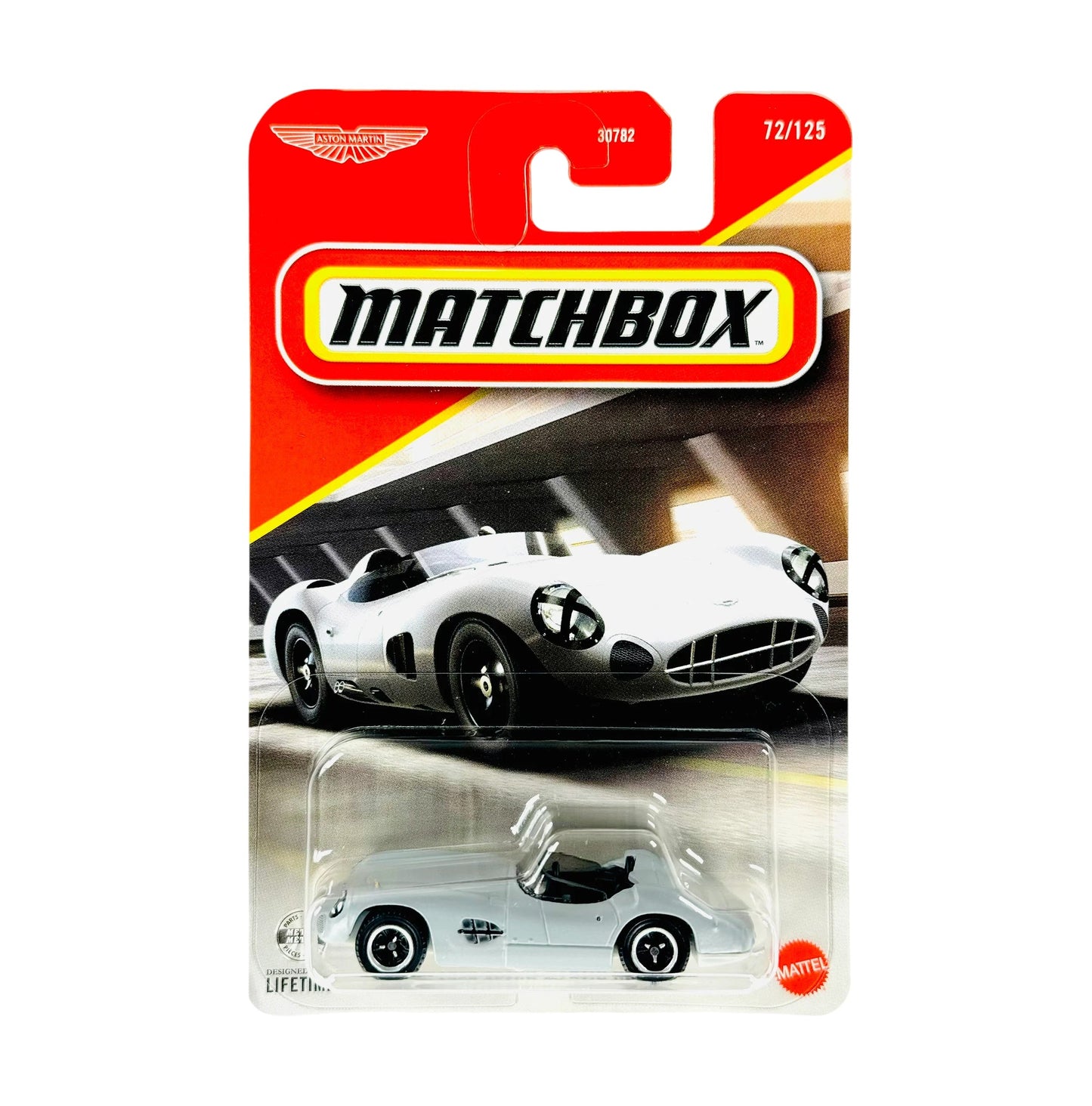 Matchbox - 1956 Aston Martin DBR1 #72 Long Card - 1/64 Scale Approx