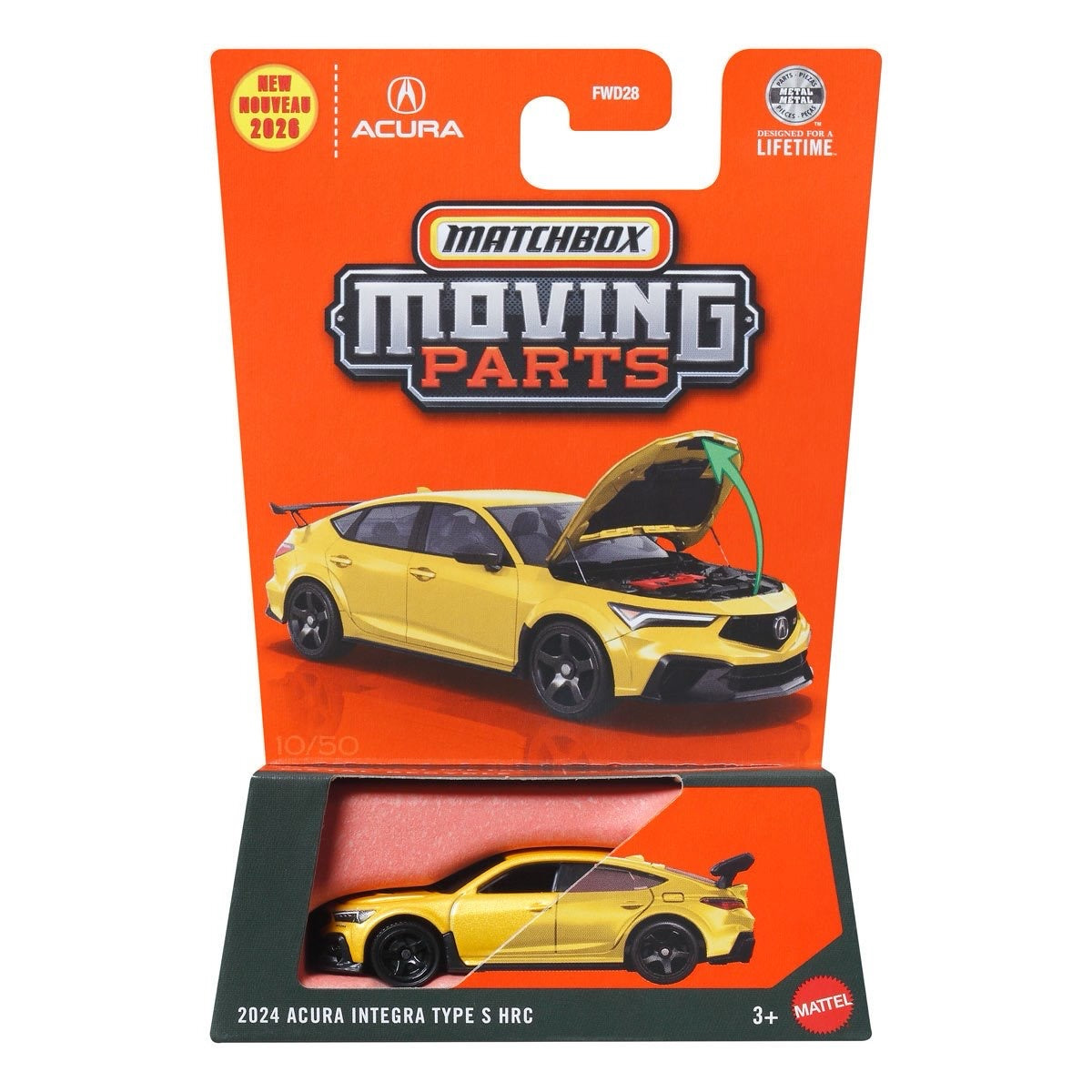 Matchbox - 2024 Acura Integra Type S HRC - Moving Parts - Scala 1/64