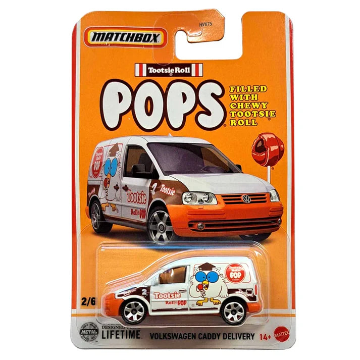 Matchbox - Volkswagen Caddy Delivery Pops - Scala 1/64 Circa