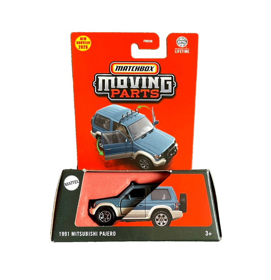 Pièces mobiles Matchbox - Mitsubishi Pajero 1991 - Échelle 1/64 environ