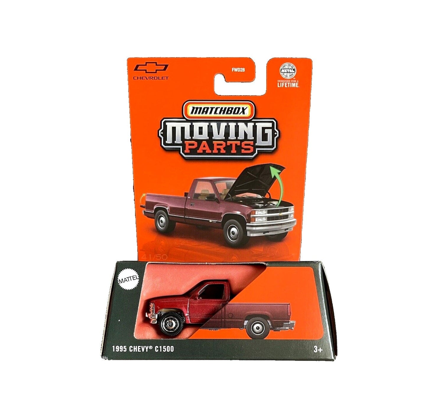 Matchbox Moving Parts - 1995 Chevy C1500 - Scale 1/64 Approx