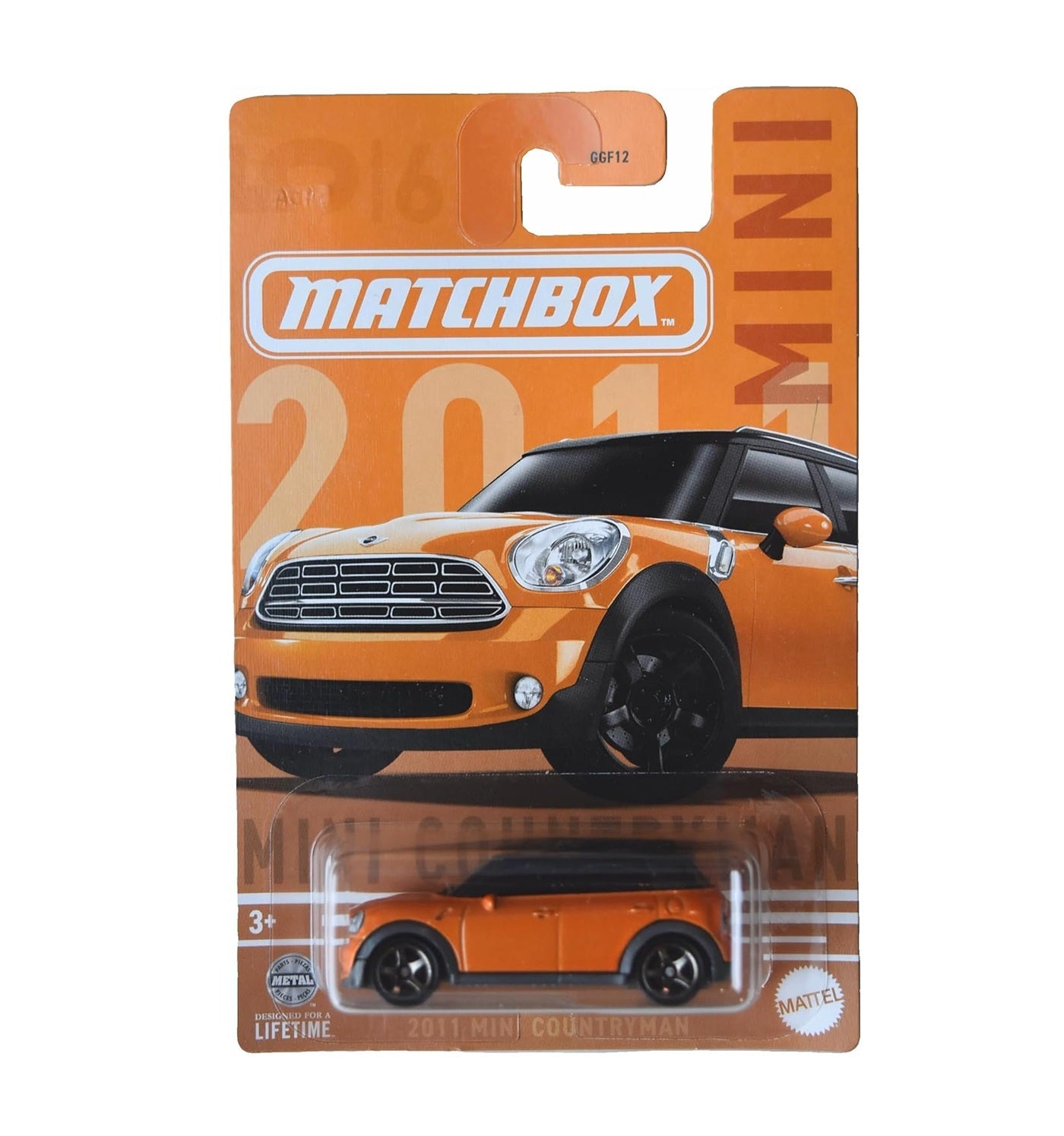 Matchbox - MINI Countryman Orange 2011 5/6 - Échelle 1/64
