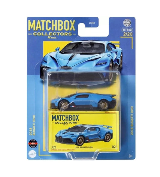 Matchbox Collectors - Bugatti Divo 02/20 2018 - Échelle environ 1/64