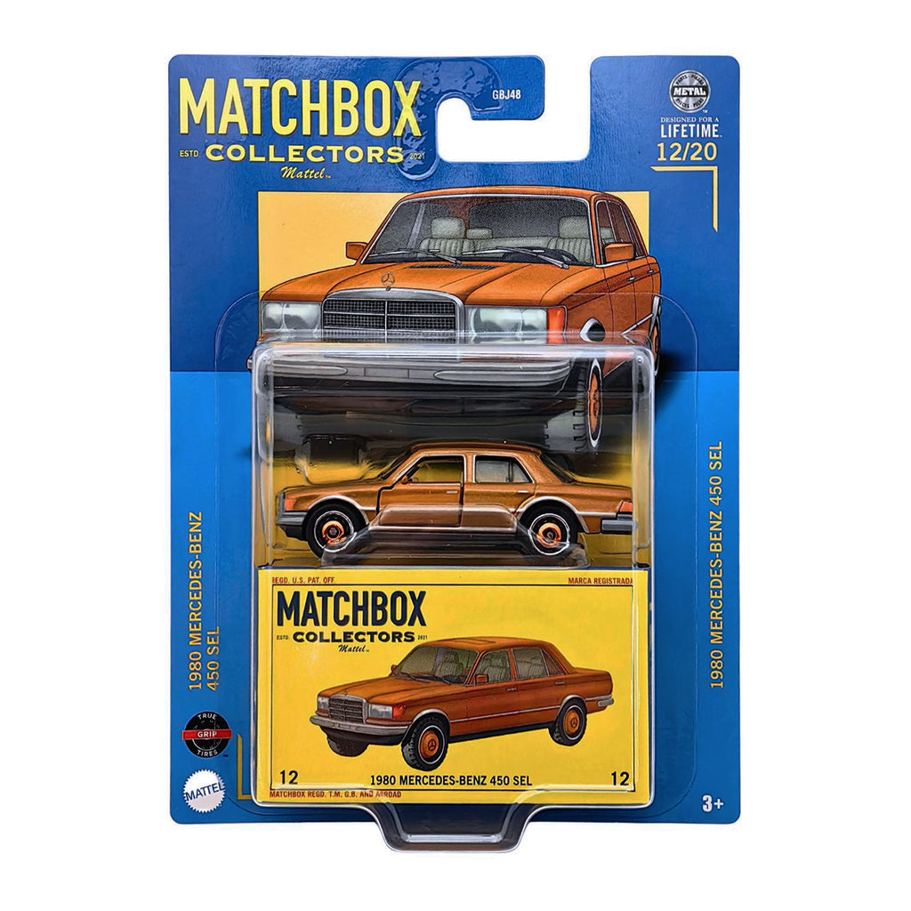 Matchbox Collectors - 1980 Mercedes-Benz 450 SEL 12/20 - Scale 1/64 Approximately