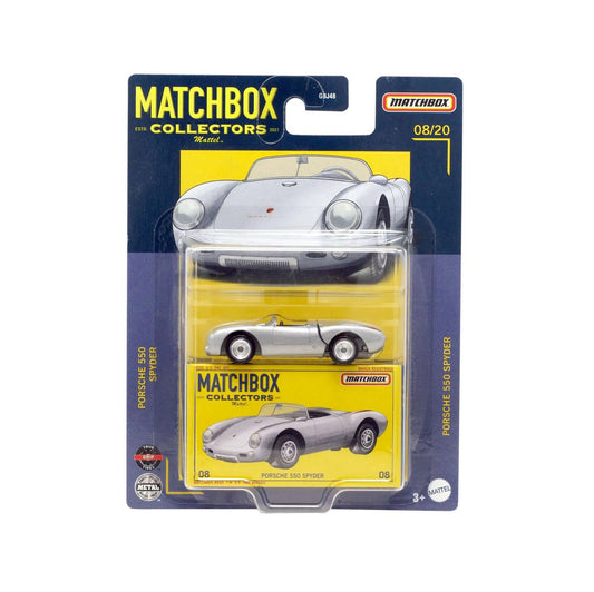 Matchbox Collectors - Porsche 550 Spyder 08/20 - Échelle 1/64 environ
