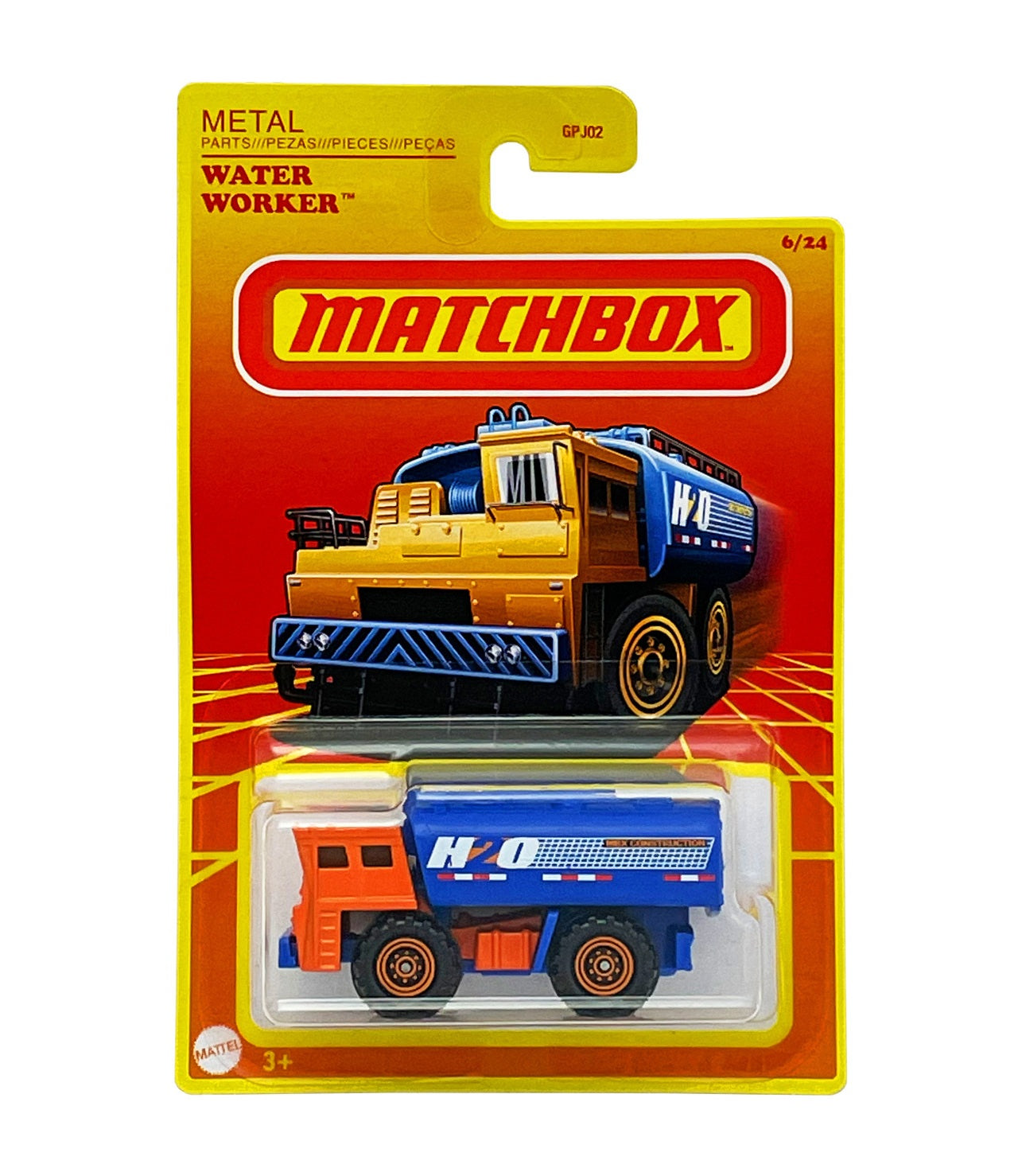 Matchbox - Agent d'entretien des eaux - Série Retro 6/24 - Échelle 1/64 environ
