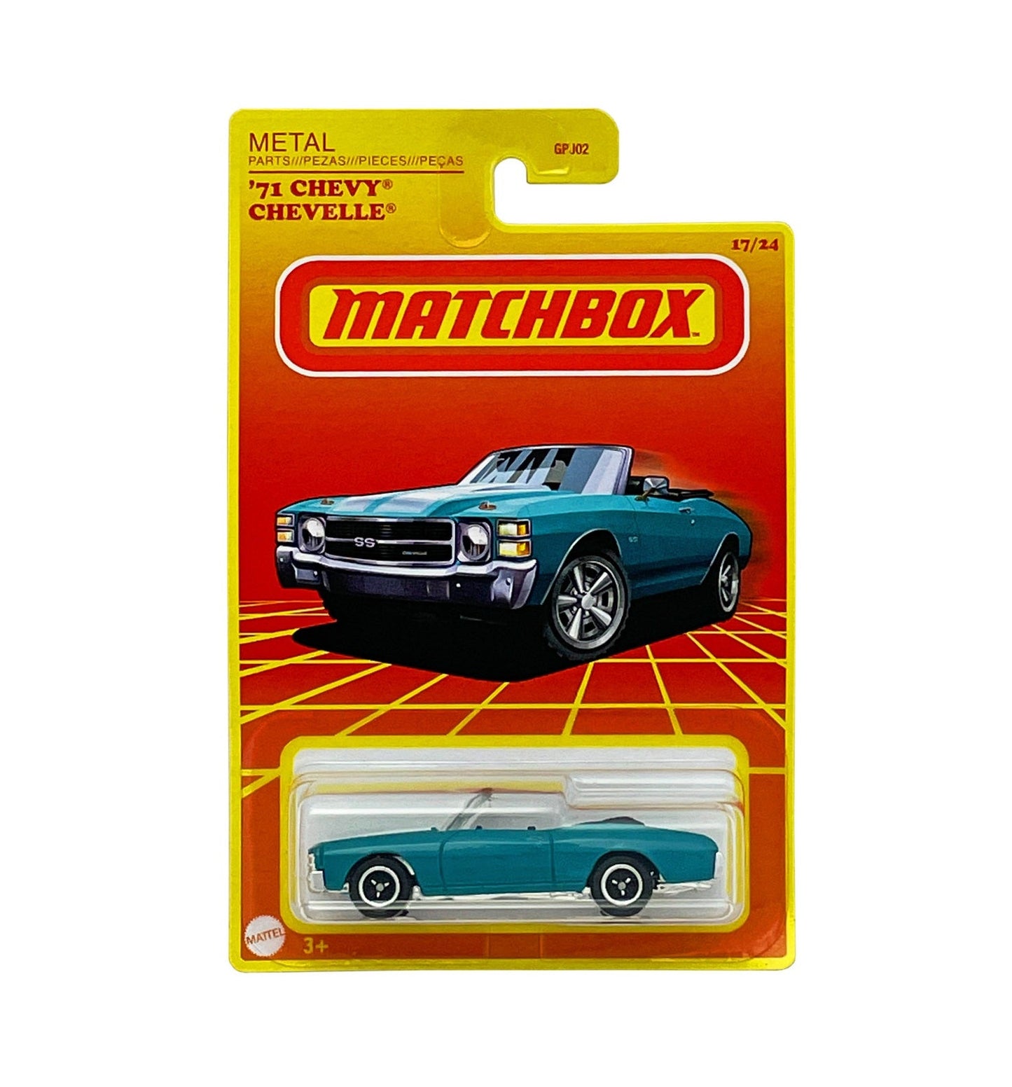 Matchbox - '71 Chevy Chevelle - Series Retro 17/24 - Scala 1/64 Circa
