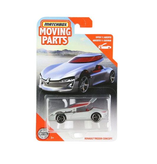 Pièces mobiles Matchbox - Concept Renault Trezor - Échelle 1/64 environ