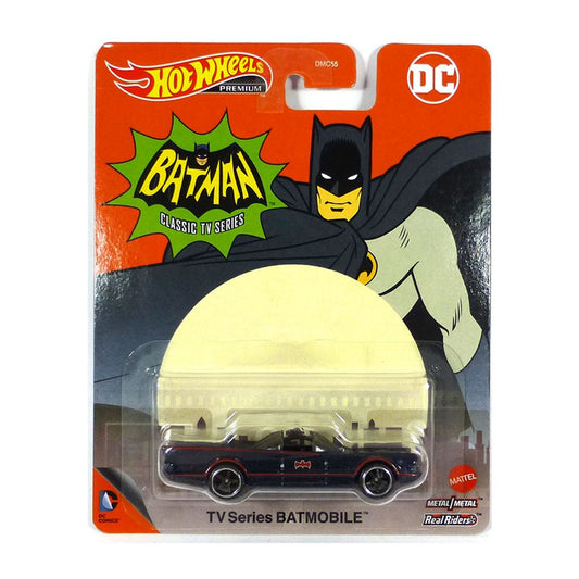 Hot Wheels Premium - Batmobile de la série télévisée Batman Classic - Échelle 1/64