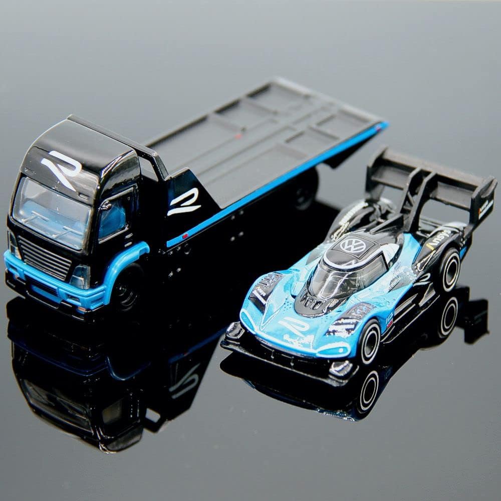 Hot Wheels Premium - Volkswagen ID R et Aero Lift - Série Car Culture Team Transport - Échelle 1/64