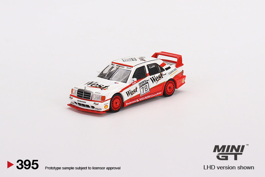 Mini GT - Mercedes-Benz 190E 2.5 16 Evolution II 1991 DTM #78 Lohr - Échelle 1/64 MGT00395