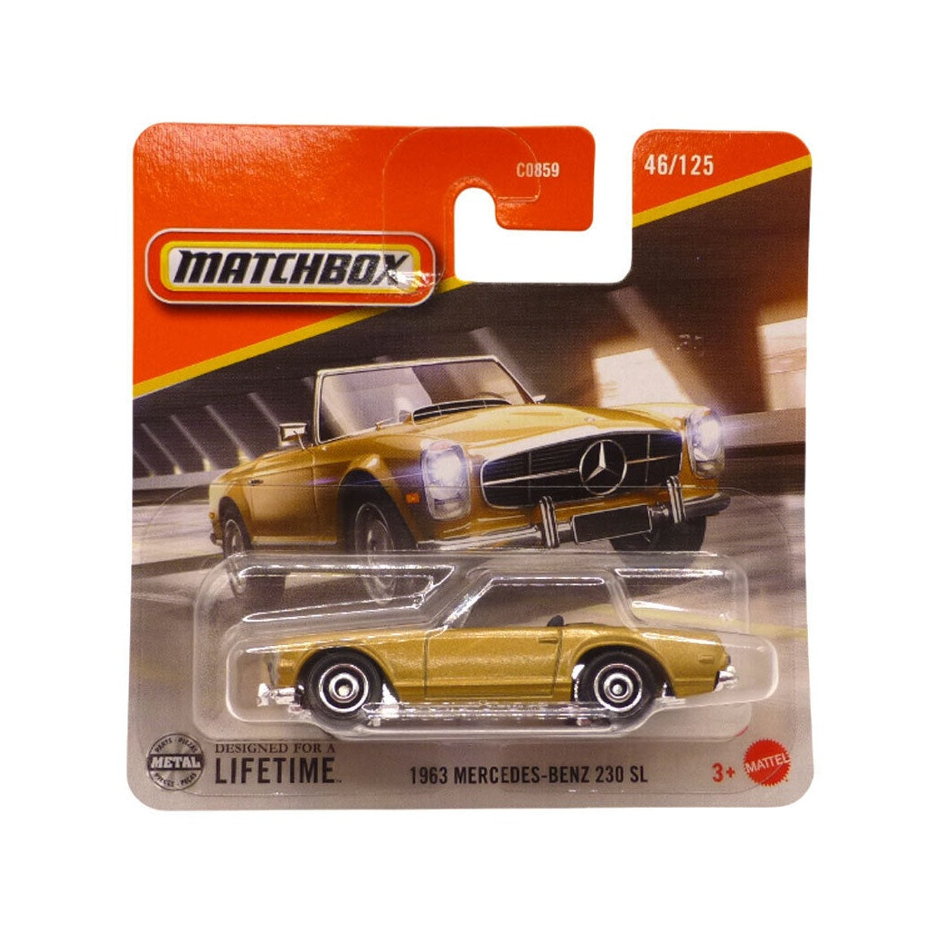 Matchbox - Mercedes Benz 230 SL (W113) Gold #46 - Échelle 1/64 environ
