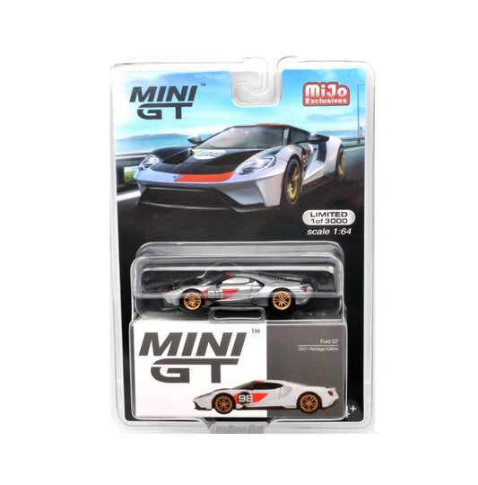 Mini GT - Ford GT 2021 Édition Héritage MiJo Exclusives - Échelle 1/64 MGT00313-MJ