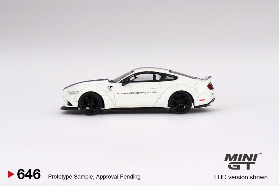 Mini GT - FORD MUSTANG GT LB-WORKS Blanche - Échelle 1/64 MGT00646-R