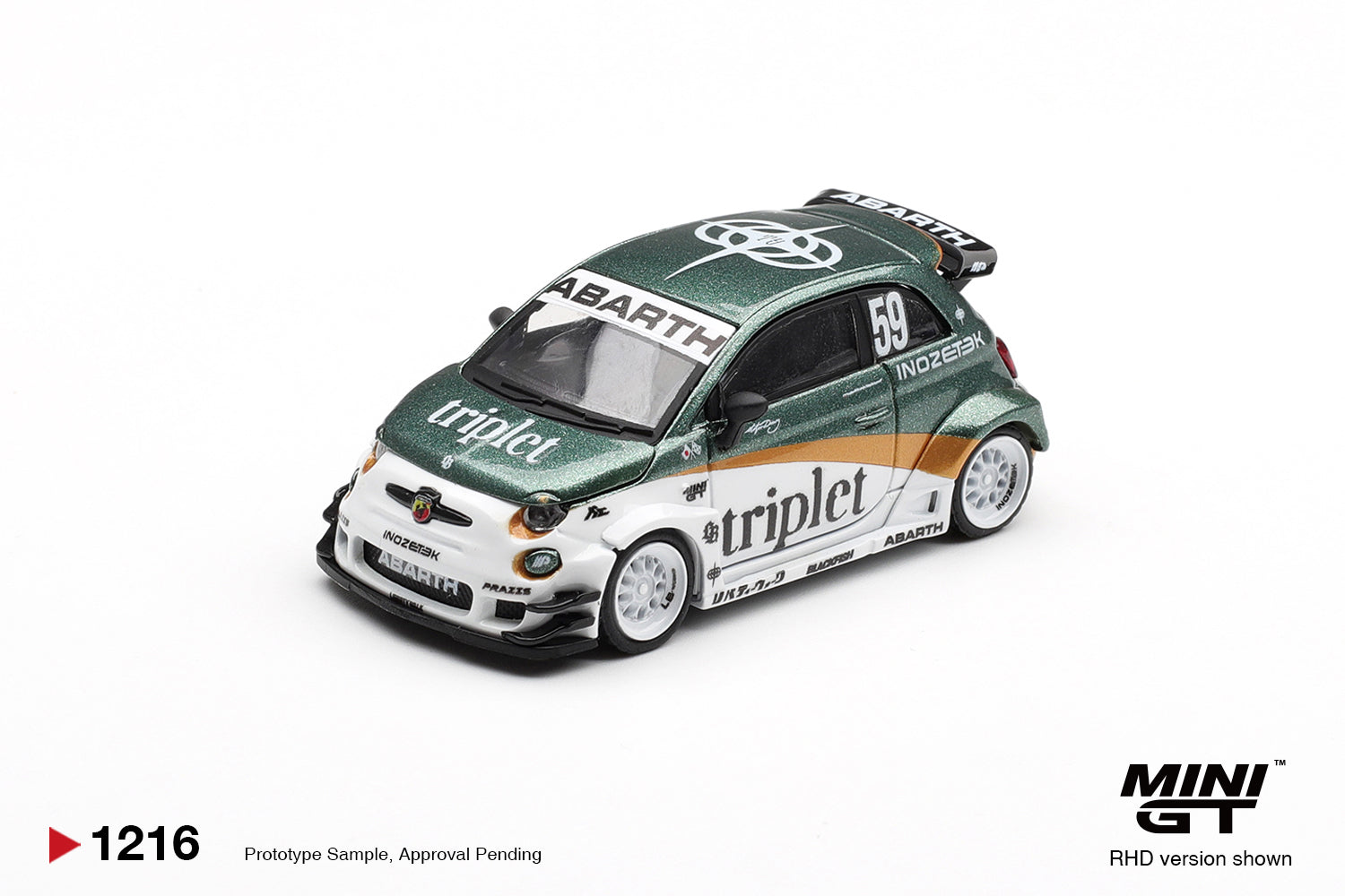 Mini GT - Fiat 595 Abarth LB-WORKS TY Edition 2026 - 1/64 Scale