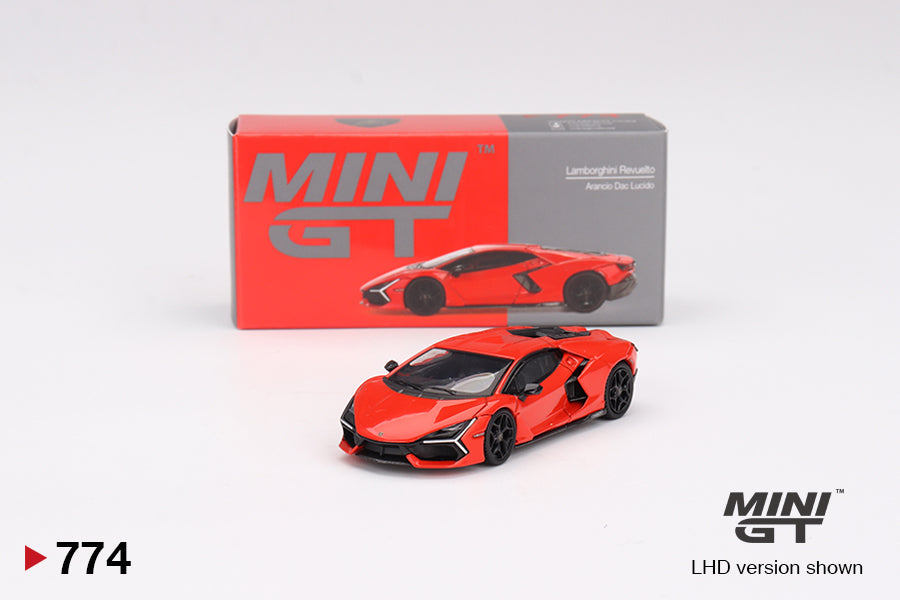 Mini GT - Lamborghini Revuelto Arancio Dac Lucido - Scala 1-64 MGT00774-R