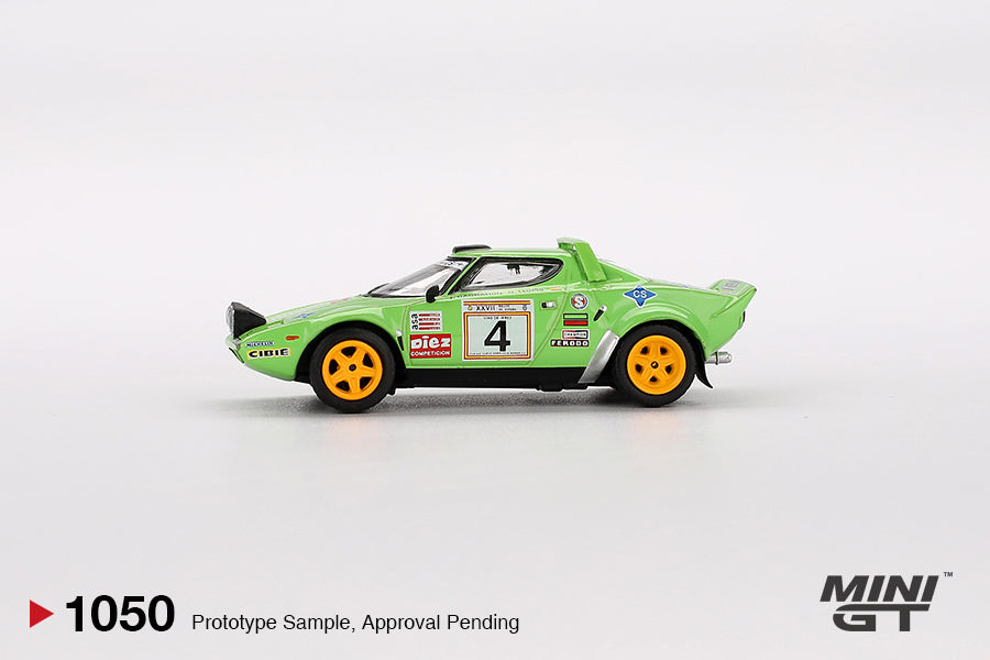 Mini GT - Lancia Stratos HF #4 1979 Spanish Rally Champion - Scale 1/64 MGT01050-L