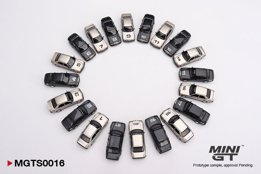 MINI GT 38台　セット MINI GT 1/64 (ダイキャスト製) メルセデス ベンツ 190E 2.3-16