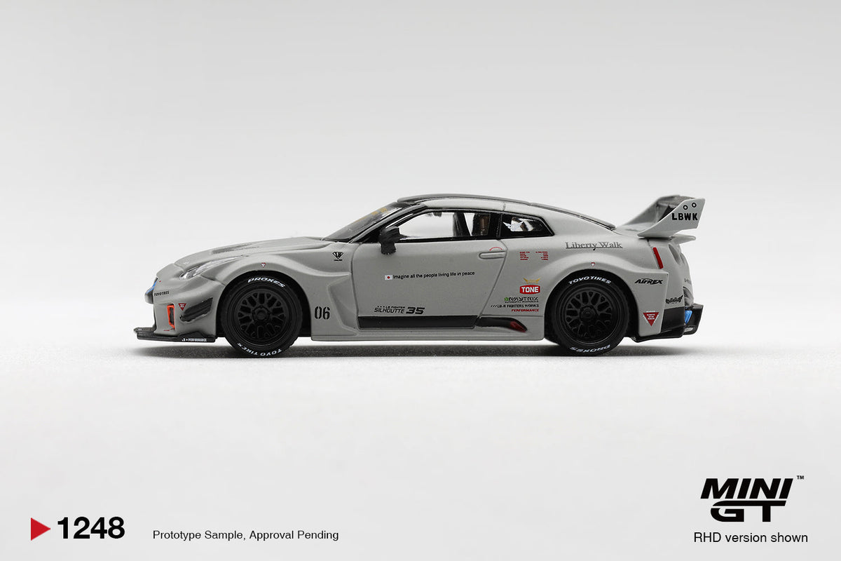 Mini GT - NISSAN LB-Silhouette GT 35GT-RR Ver.1 Matt Grey 2026 - Scala 1/64 MGT01248-L