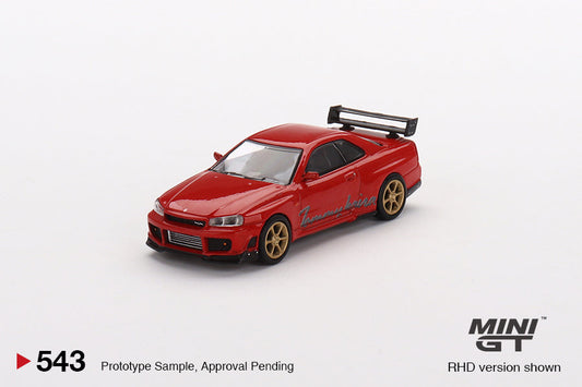 Mini GT - Nissan GT-R (R34) Tommykaira Rz Rouge - Échelle 1/64 MGT00543-R