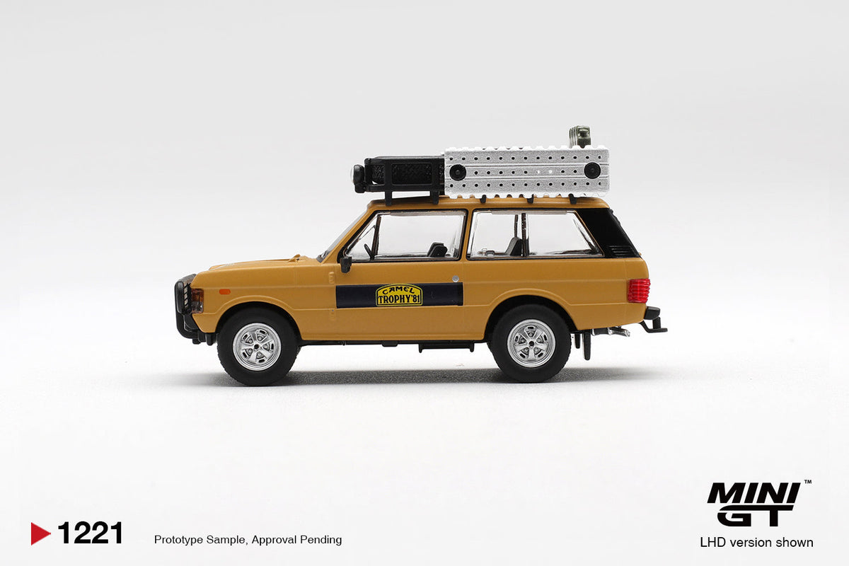 Mini GT - Range Rover 1981 Camel Trophy Sumatra K.Stoppa & A.Valldorf 1981 - Échelle 1/64 MGT01221-L