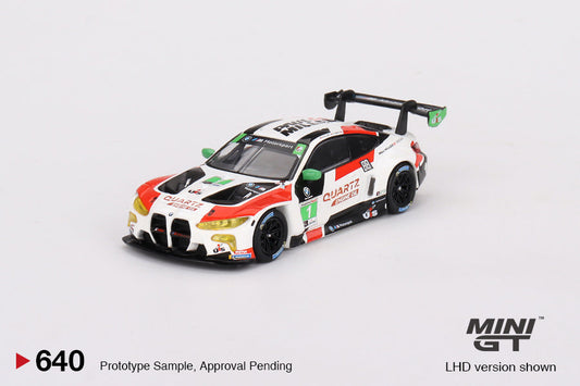 Mini GT - BMW M4 GT3 n° 1 IMSA 2023 Sebring 12 Hrs GTD Vainqueur - Échelle 1/64 MGT00640-L